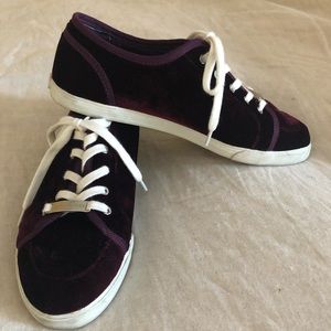 Velvet sneakers